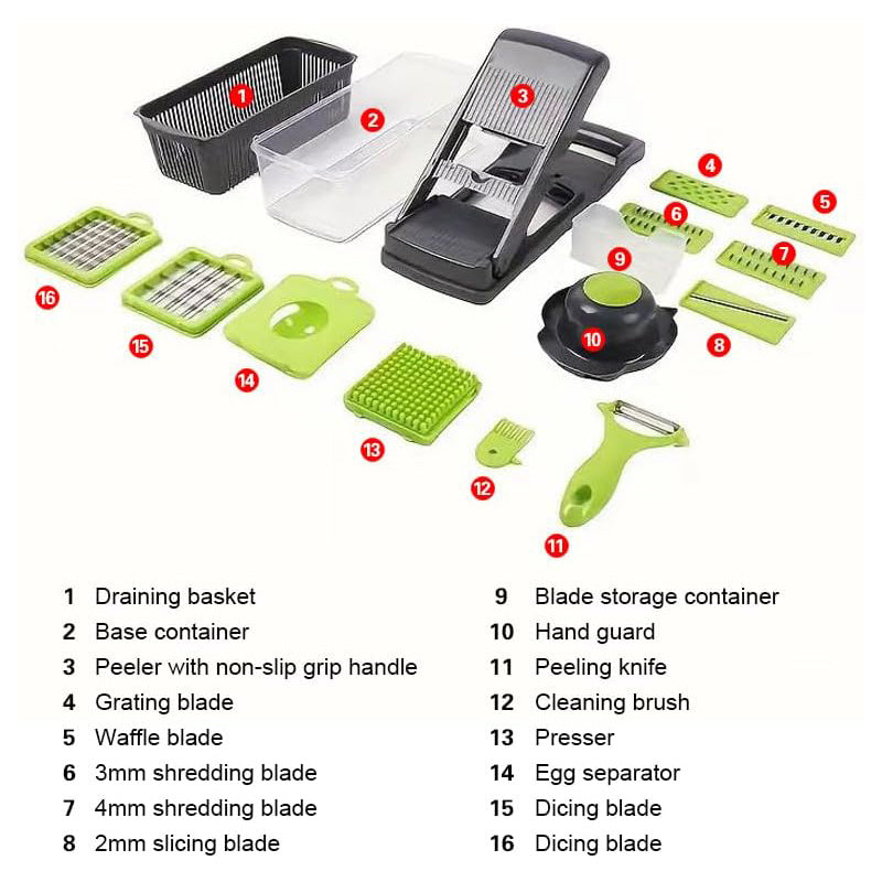 16in1 Vegetable Chopper