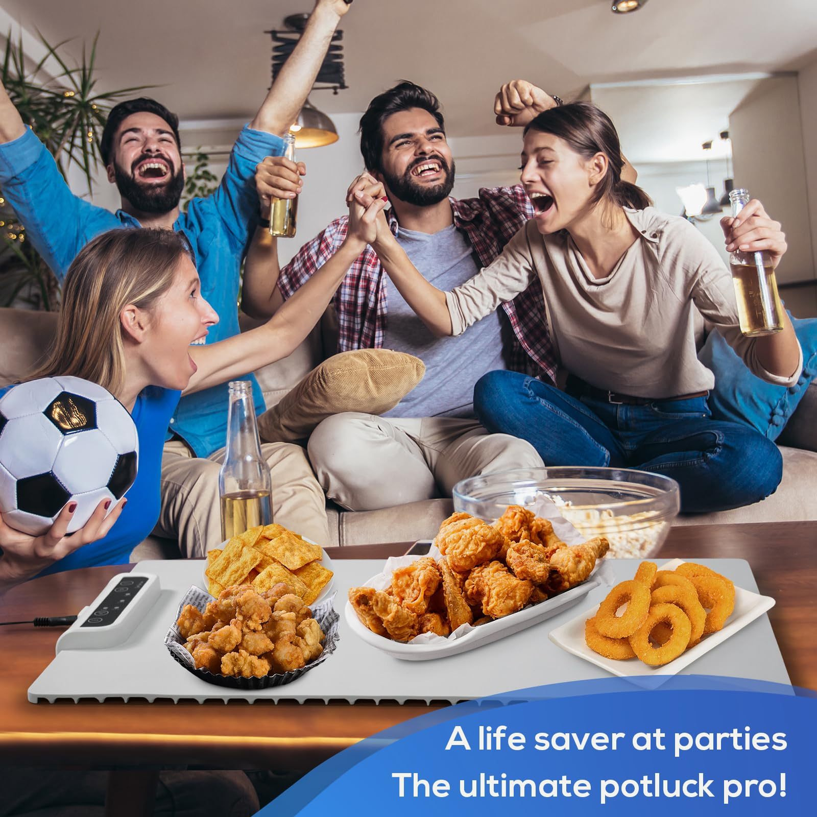 Warming Electric Warming Tray for Buffet Party and Home Daily Use,Heating Fastly in 10s