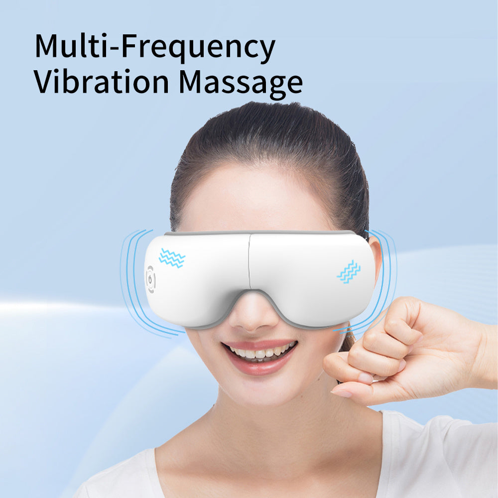 Smart Eye Massager with Heat, Bluetooth Music Therapy Device for Eye Fatigue Relief