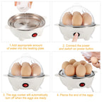 1Pc Electric Egg Cooker 7-Capacity