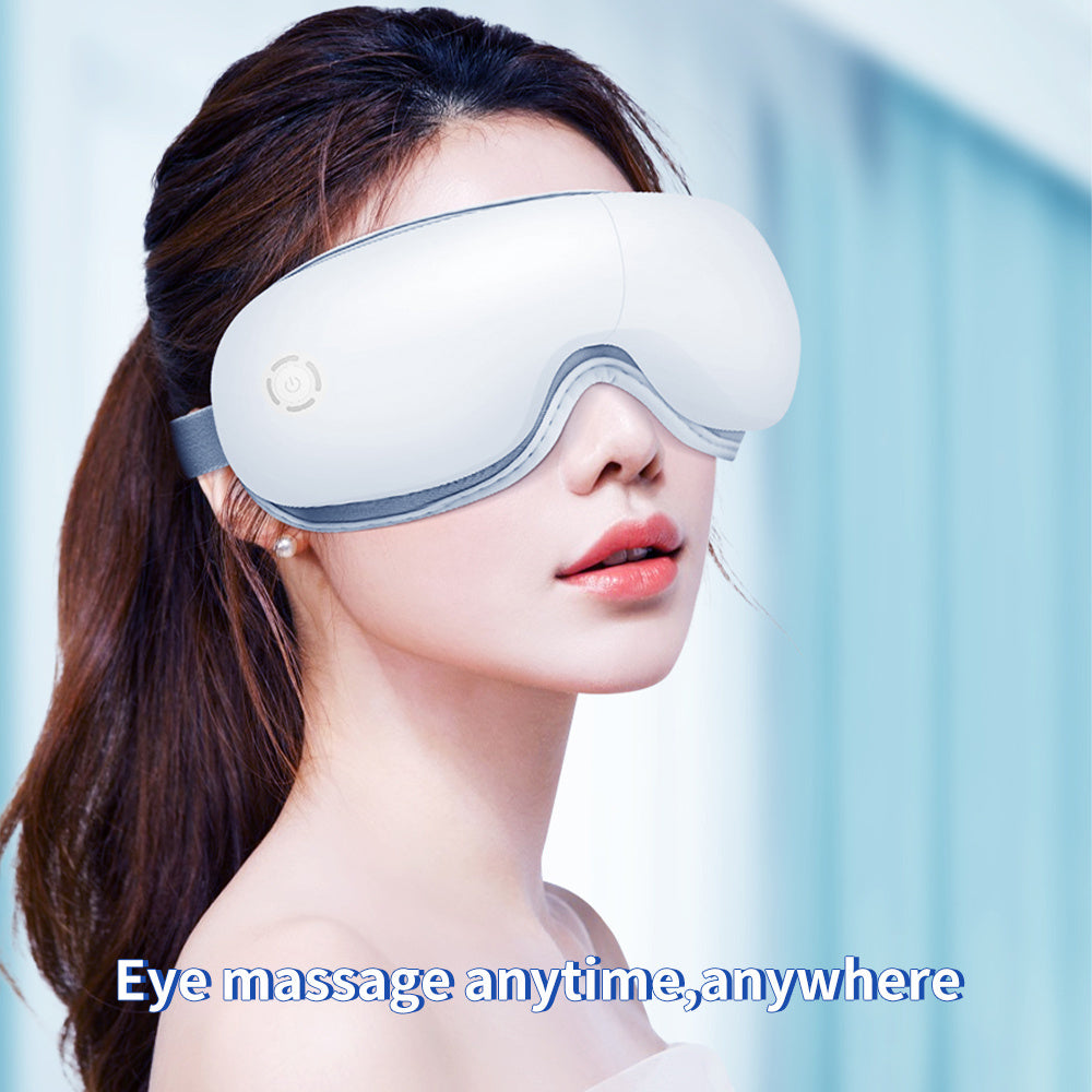 Smart Eye Massager with Heat, Bluetooth Music Therapy Device for Eye Fatigue Relief