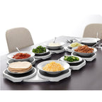 Rotating Dinner Plate Dining Table Top Rotating Rack