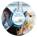 Smart Eye Massager with Heat, Bluetooth Music Therapy Device for Eye Fatigue Relief